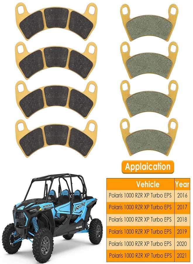Yoursme وسادات فرامل شديدة التحمل لسيارات بولاريس 1000 RZR XP Turbo EPS 4 Pro XP، ولسيارات بولاريس RZR RS1 XP XP4 Turbo موديلات 2016-2021 - Image 5